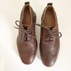 COLE HAAN ZeroGrand Wingtip Derby Oxford Lace Up Shoes Size 7